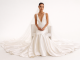 luxury bridal wedding dress soft and sophisticated