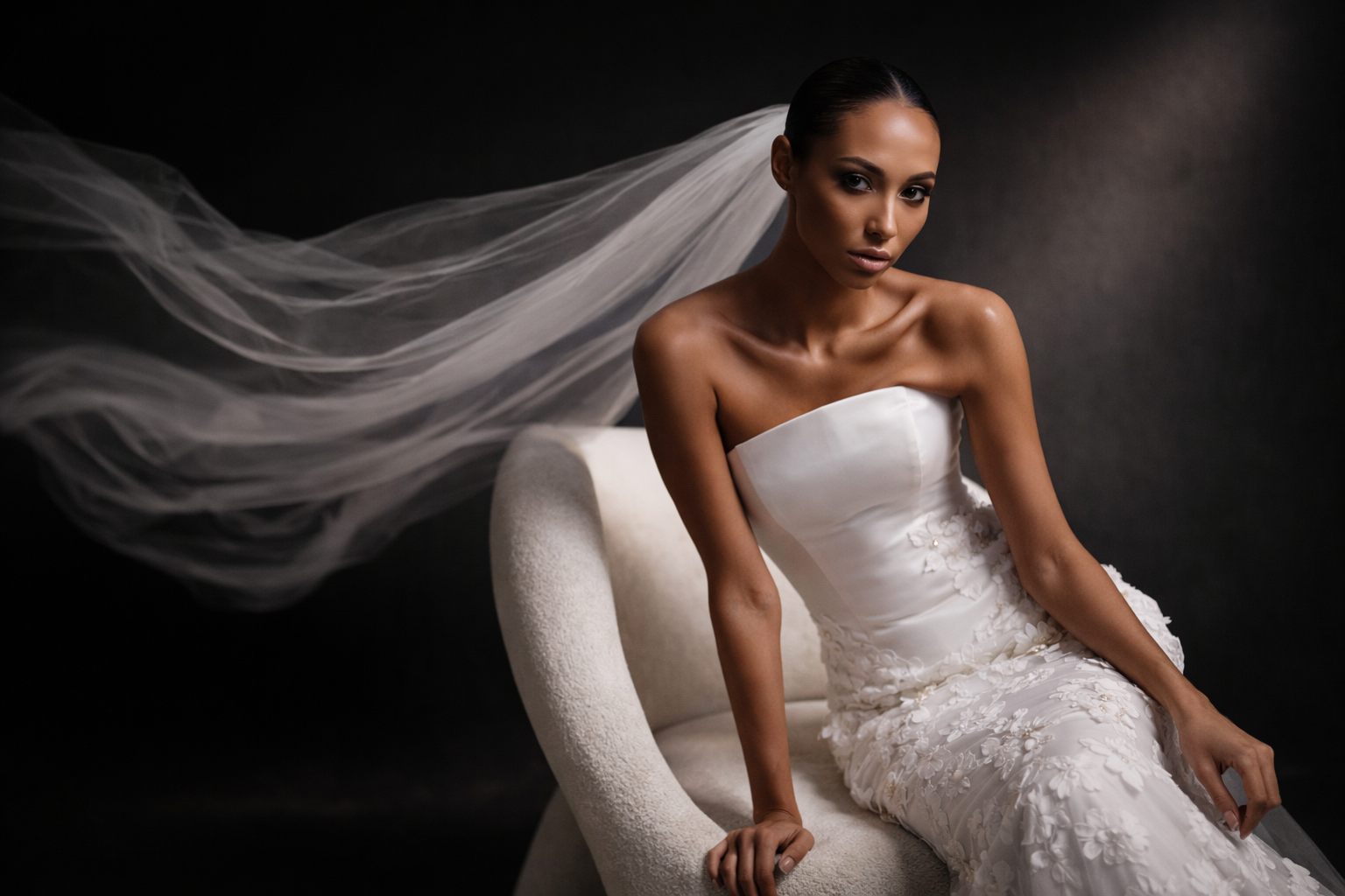 luxury bridal wedding dress soft and sophisticated