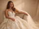luxury bridal wedding dress soft and sophisticated