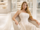 luxury bridal wedding dress soft and sophisticated